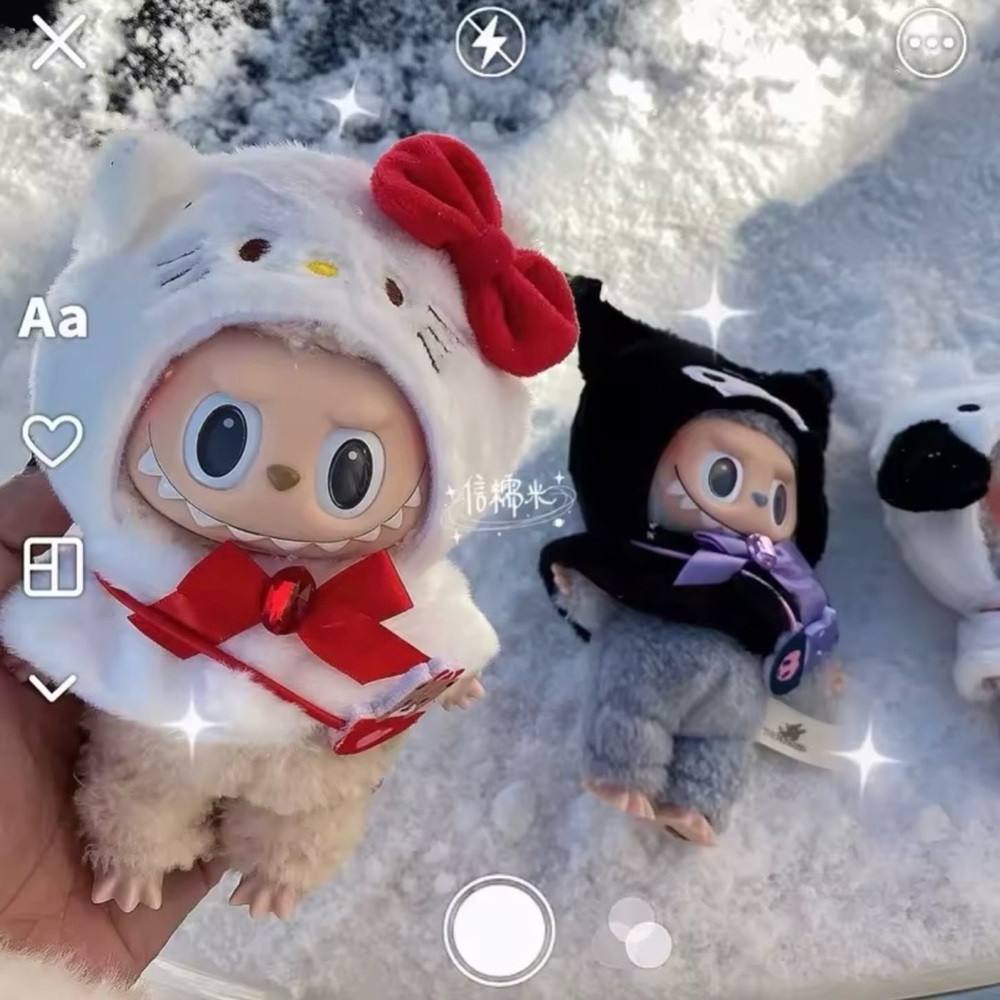 NEW LABUBU HELLO KITTY OUTFIT